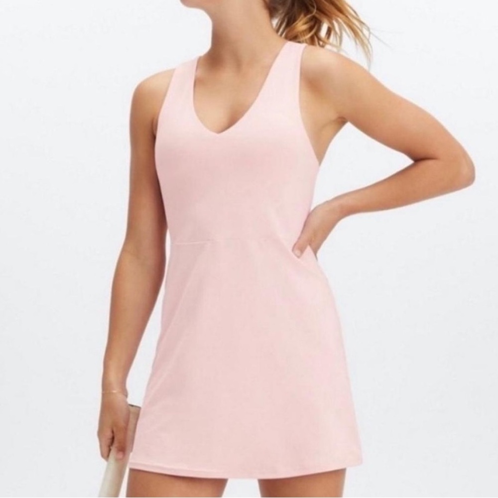Outdoor Voices Pink Sunrise Volley Dress